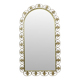 Miroir Deknudt Vintage Doré Métal Cuivré Acanthe