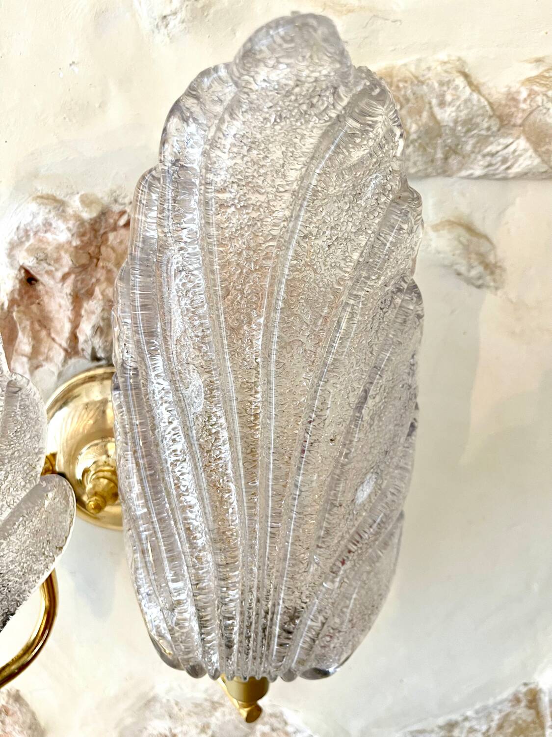 Carl Fagerlund by Orrifors double wall lamp, 1980s