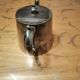 small silver-plated teapot