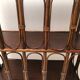 Vintage shelf in wicker rattan