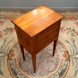 Chiffonnière table of louis xvi period around 1780