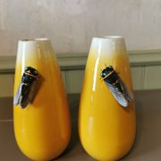 Paire de vases vintage massier vallauris