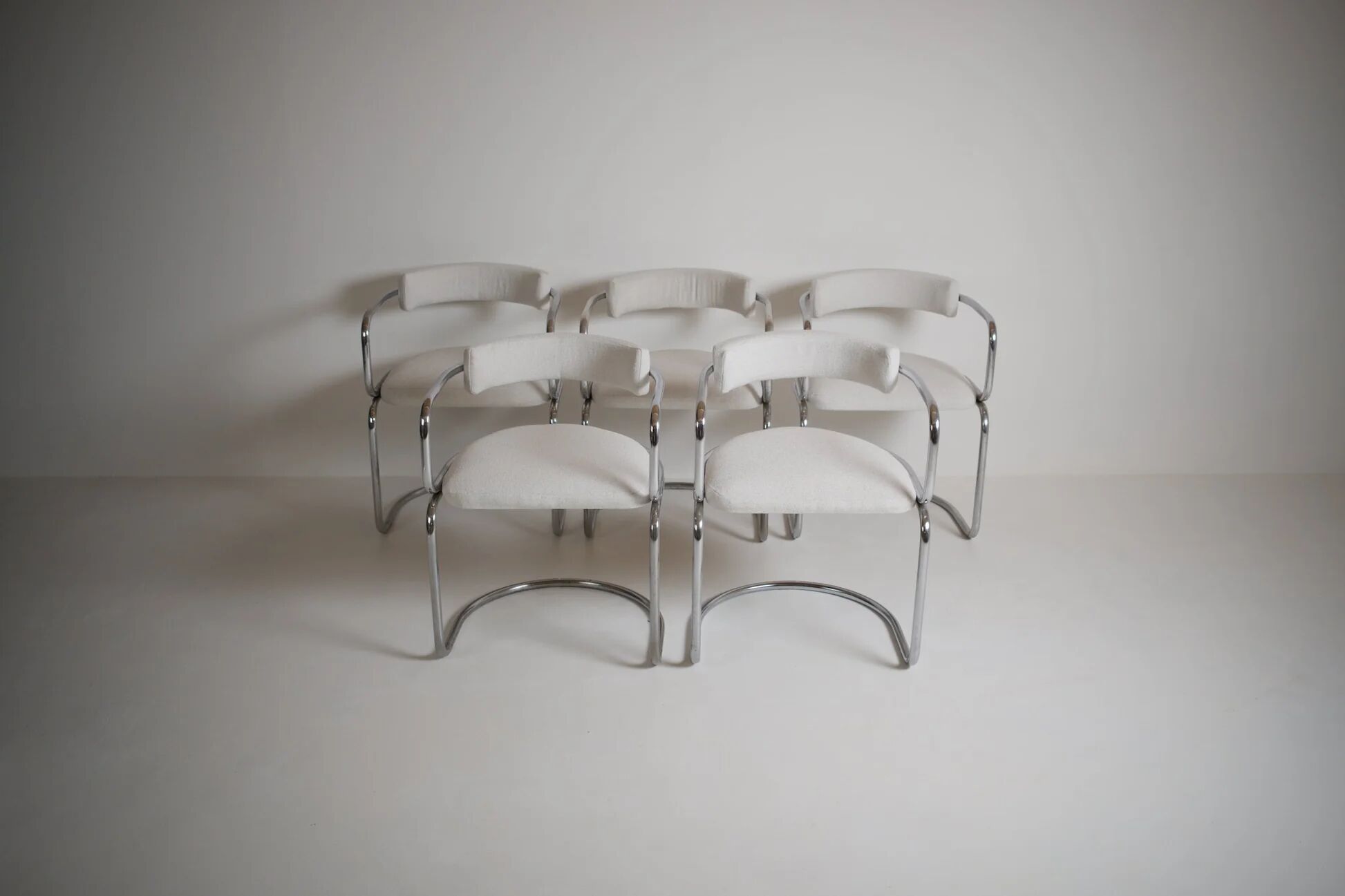 Ensemble de 5 chaises par Renato Zevi pour Roche & Bobois