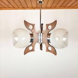 1970s vintage geometric pendant light