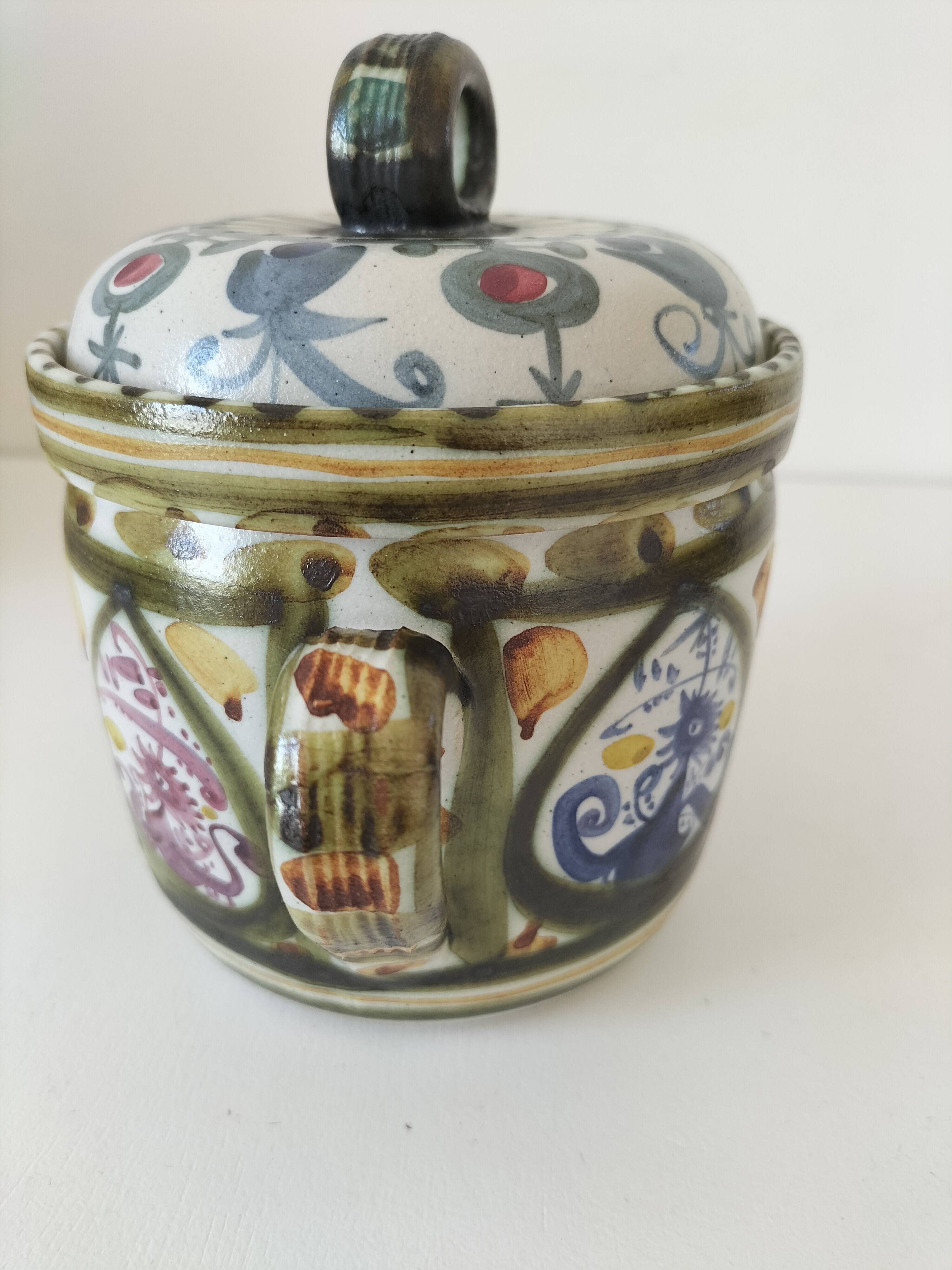 Small Keraluc broth pot Signed André l'Helguen