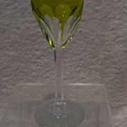 Verre à liqueur cristal Baccarat genova double vert chartreuse