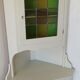 Armoire d’angle blanche Suède années 70