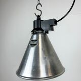 Small Industrial French Aluminium Pendant Lamp, 1960s