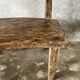 Large old teak chair or armchair H84 L60