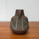 Brutalist German vase carafe from the mid-century by Cläre Zange and Karl Heinz Löffler for Krösselbach Keramik, 1960s.