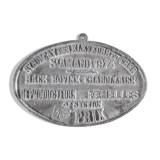 Cattle contest plate