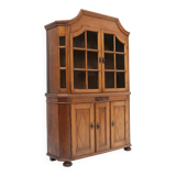 Early 18th Century Vitrine Cabinet in oak, Germany