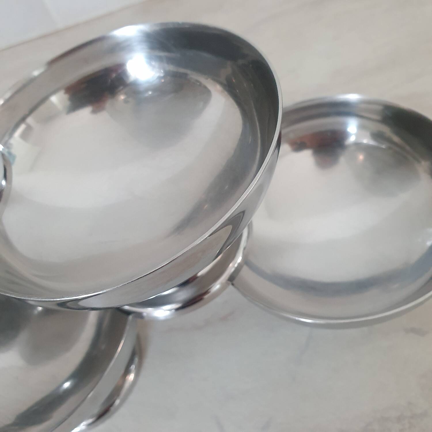 6 Remy Letang 18/10 stainless steel bowls
