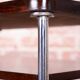 Bauhaus Czech Side Table in Walnut and Chrome from Mücke Melder, 1930s