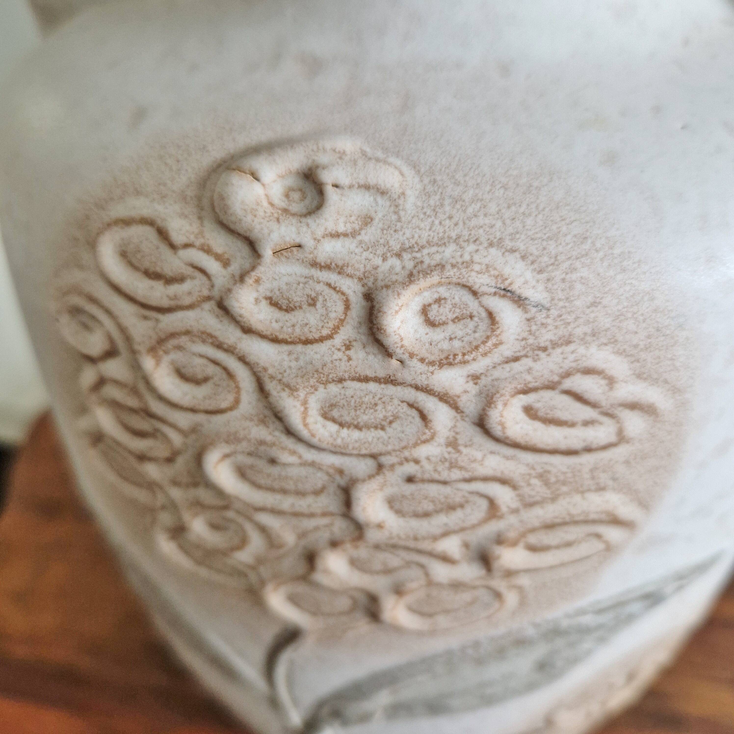 Vintage ceramic amphora vase Scheurich West Germany shabby 60s model 606-28