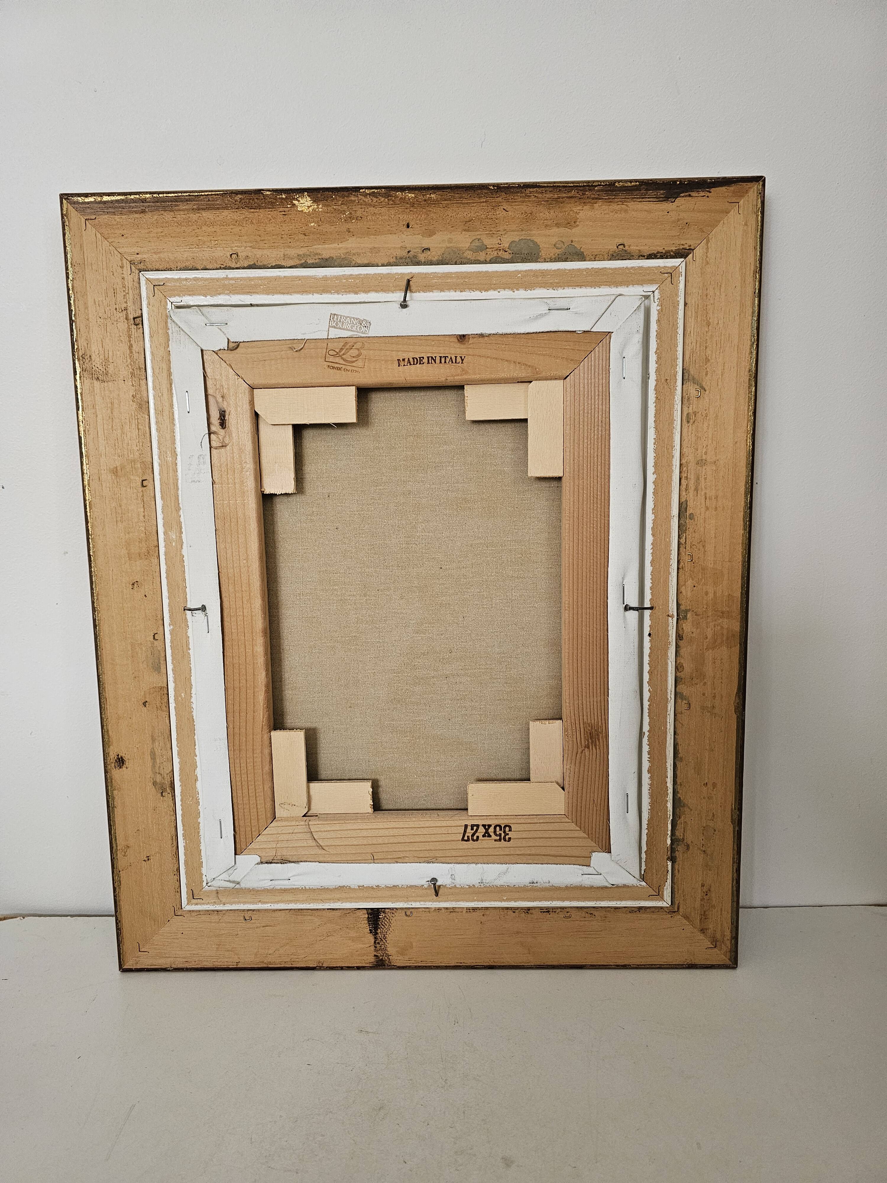 Oil on Canvas - Statue in a Park Signed Devaud