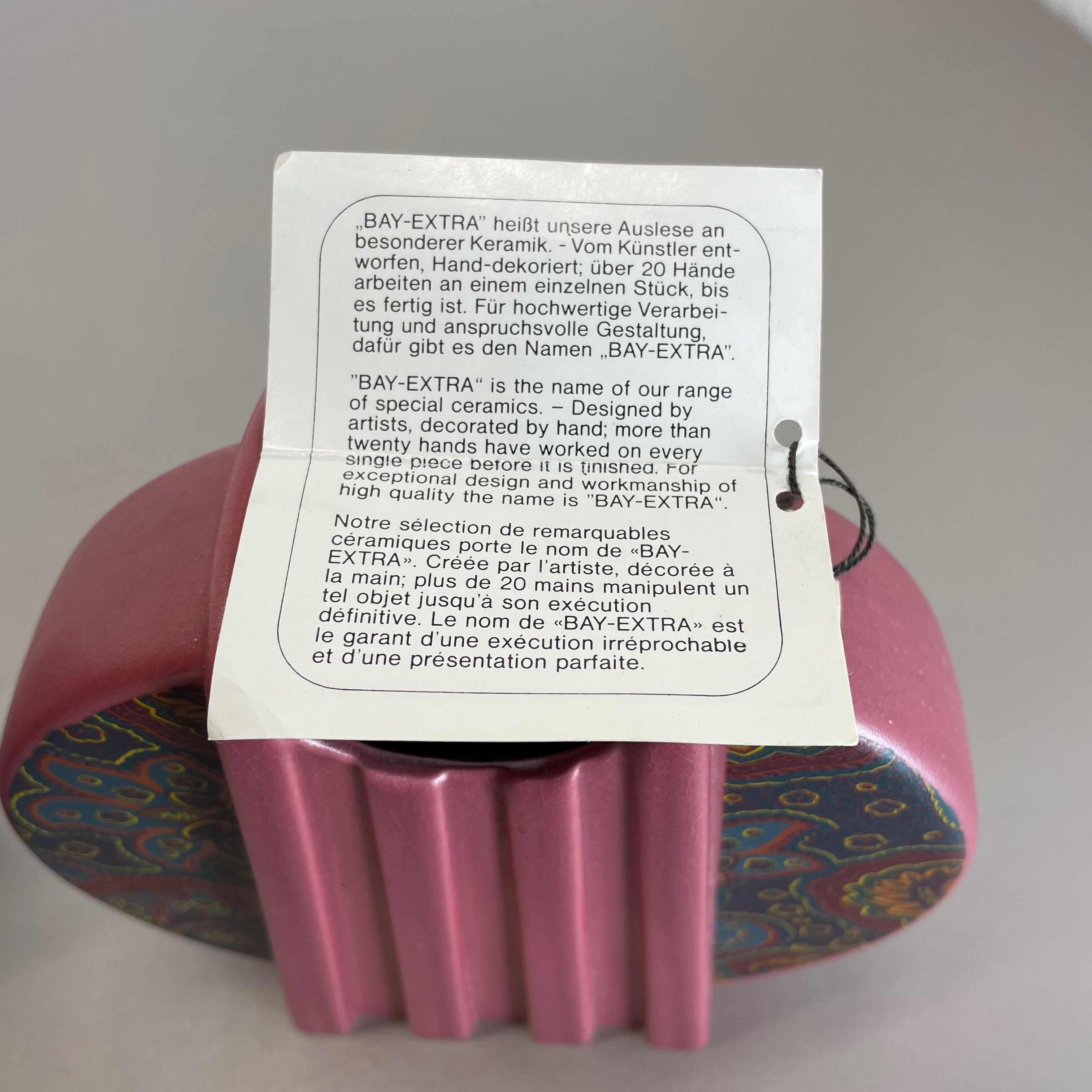 Set of 2  vases Bay Ceramics Germany, 1980s