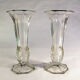 Duo de vases en verre épais