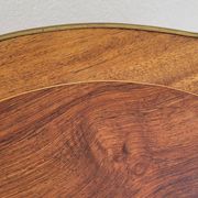 Selette pedestal side table Louis XV style with decorated marquetry and rosewood - 1900s