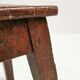 Low pine workshop stool, 1950