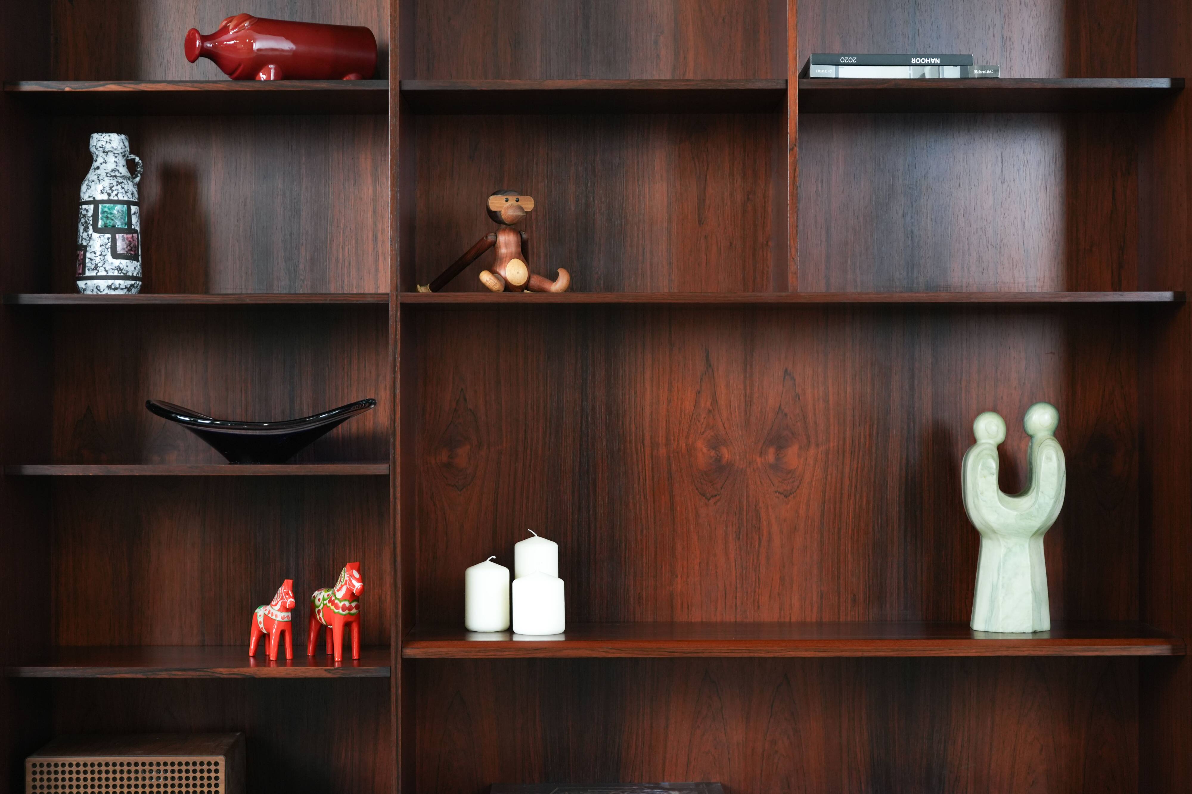 Rosewood bookcase, Danish design, 1970s, production: Denmark