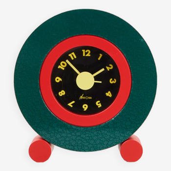 George Sowden & Nathalie du Pasquier Table Clock for Neos of Lorenz Italy 1980s