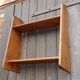 Étagère murale 1950 en bois naturel clair