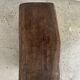 Asian solid wood quadripod brutalist coffee table H30 L81 l42