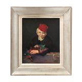 Oil on canvas: The Cherry Boy
