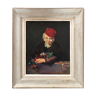 Oil on canvas: The Cherry Boy