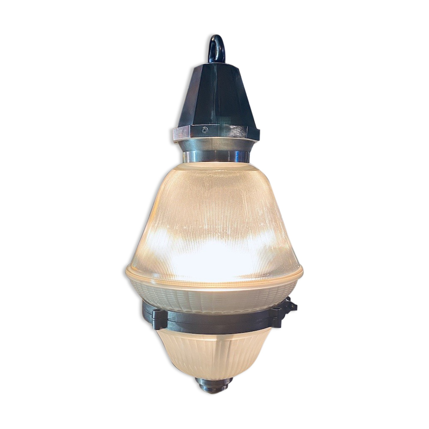 Glass pendant lamp