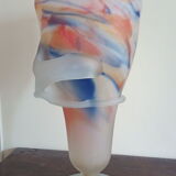 Blown glass vase signed on the base