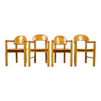 Chaises à repas vintage en pin par Rainer Daumiller pour Hirtshals Sawmill, Danemark 70