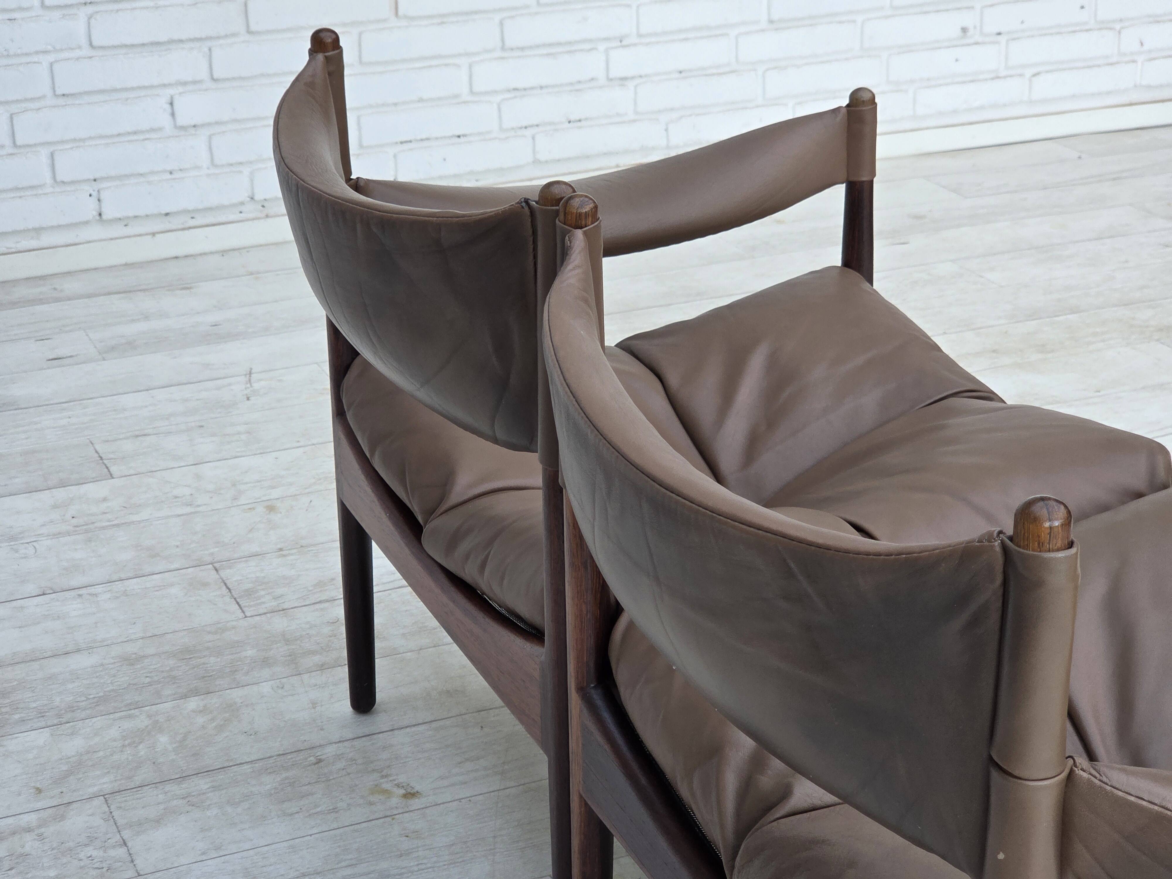 1970s, Danish design by Kristian Vedel, modular sofa, model Modus.