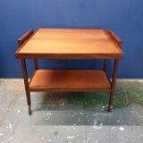 1960's Extendable Teak Drinks Trolley