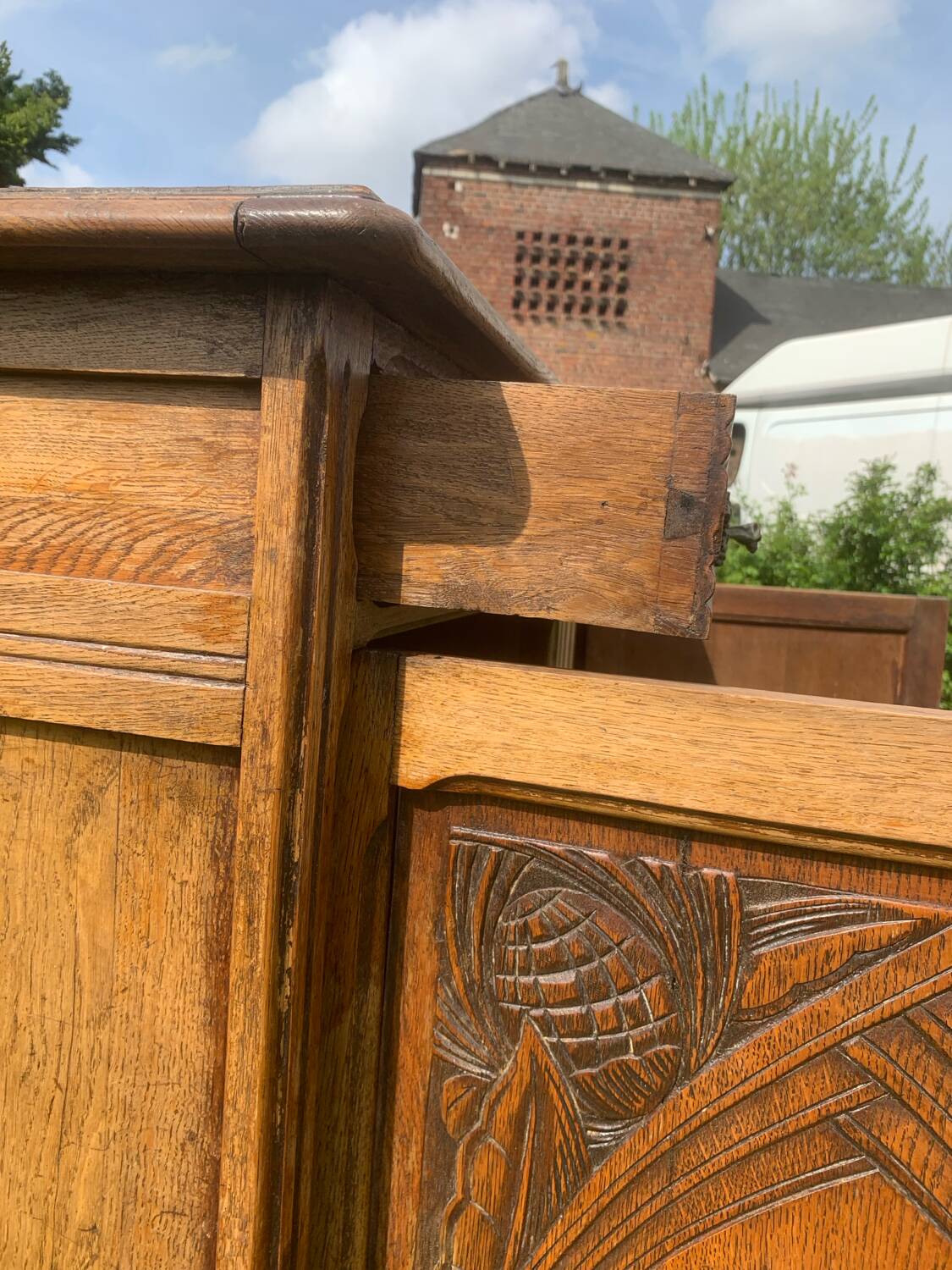 Art Deco Oak Sideboard