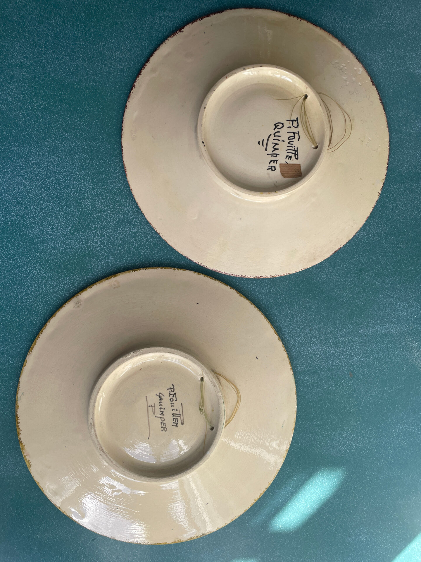 Lot de 2 assiettes Paul Fouillen
