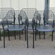 Set of 8 lyze chairs, emu