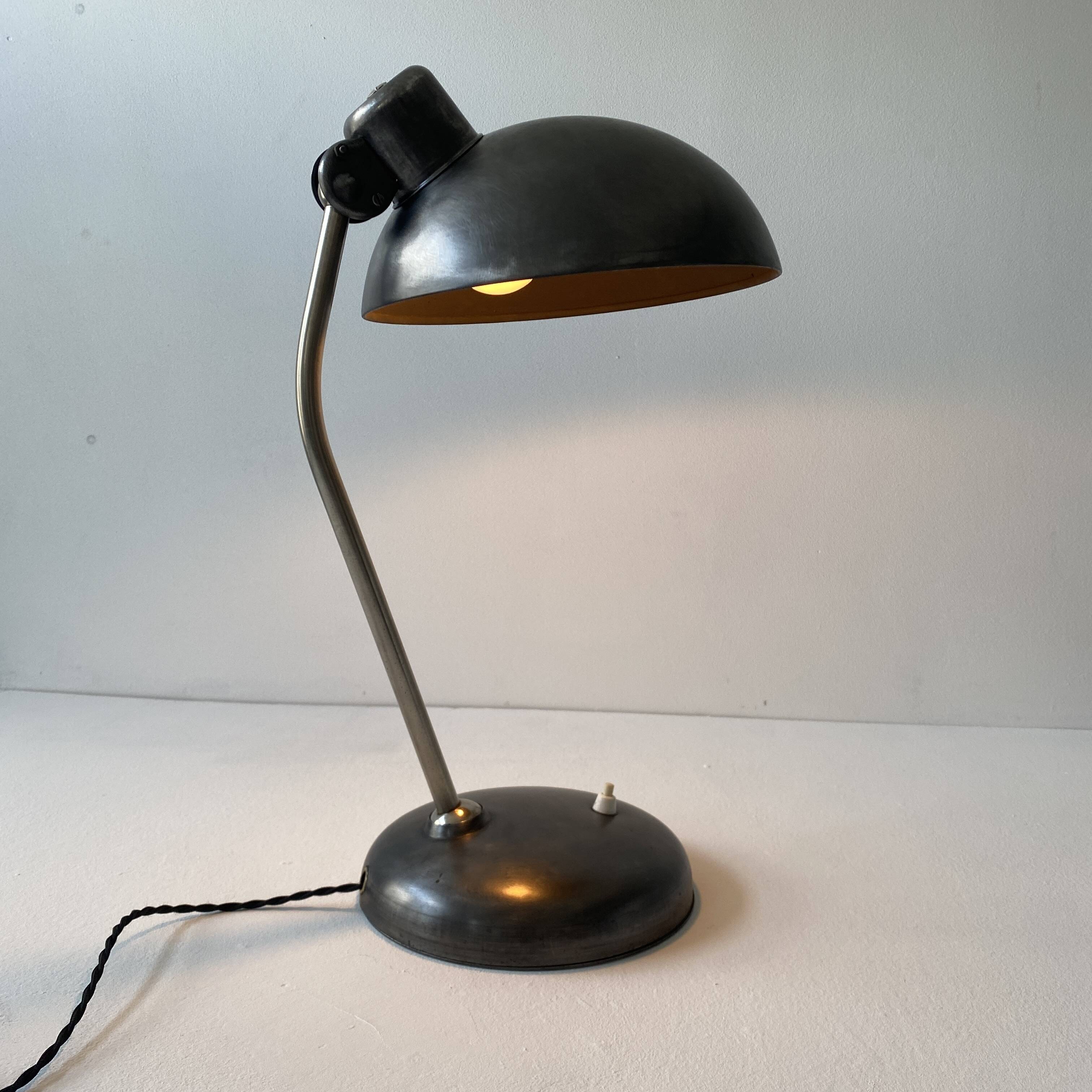 Ancienne lampe de bureau industrielle bauhaus « rech laternen »