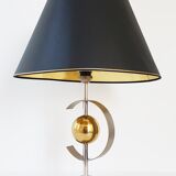 Lampe de table boule dorée 1970