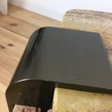 Table basse en travertin jaune, années 70/80