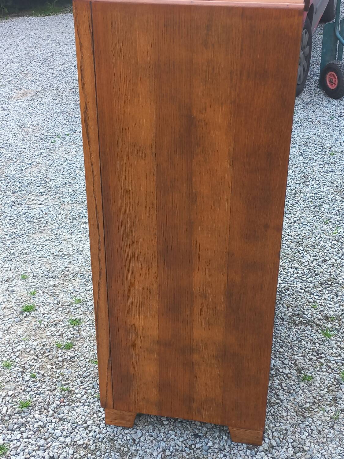 Parisian sideboard 2 doors 2 drawers at support height in oak