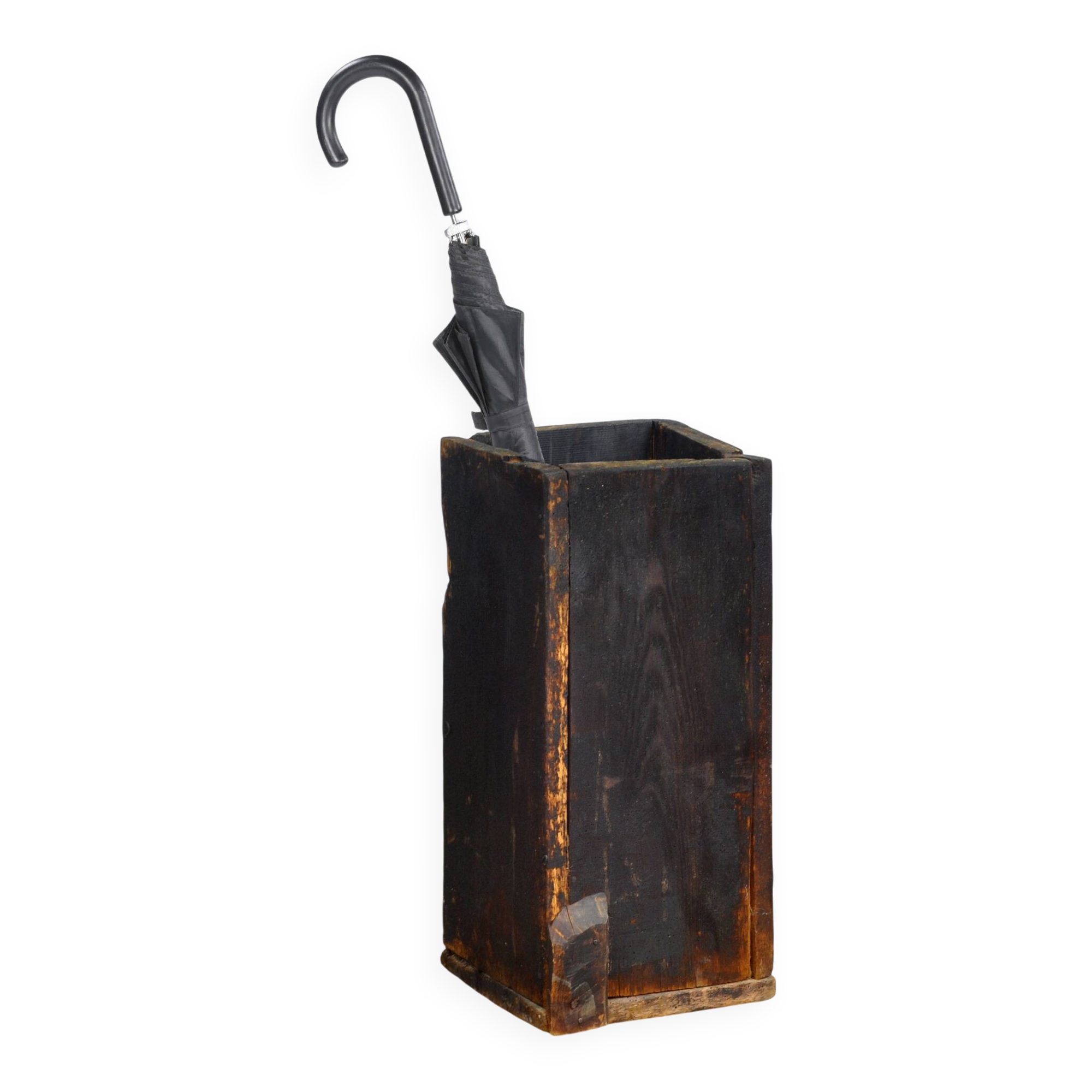 Primitive storage barrel/umbrella stand, circa 1900