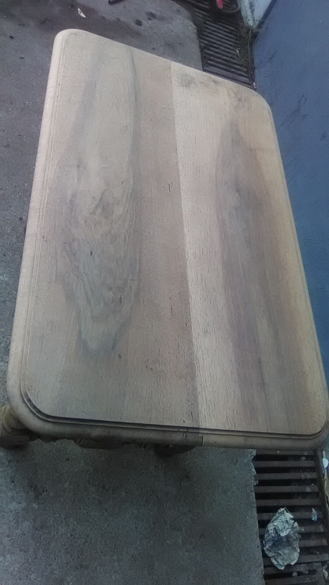 Pickled rustic side table