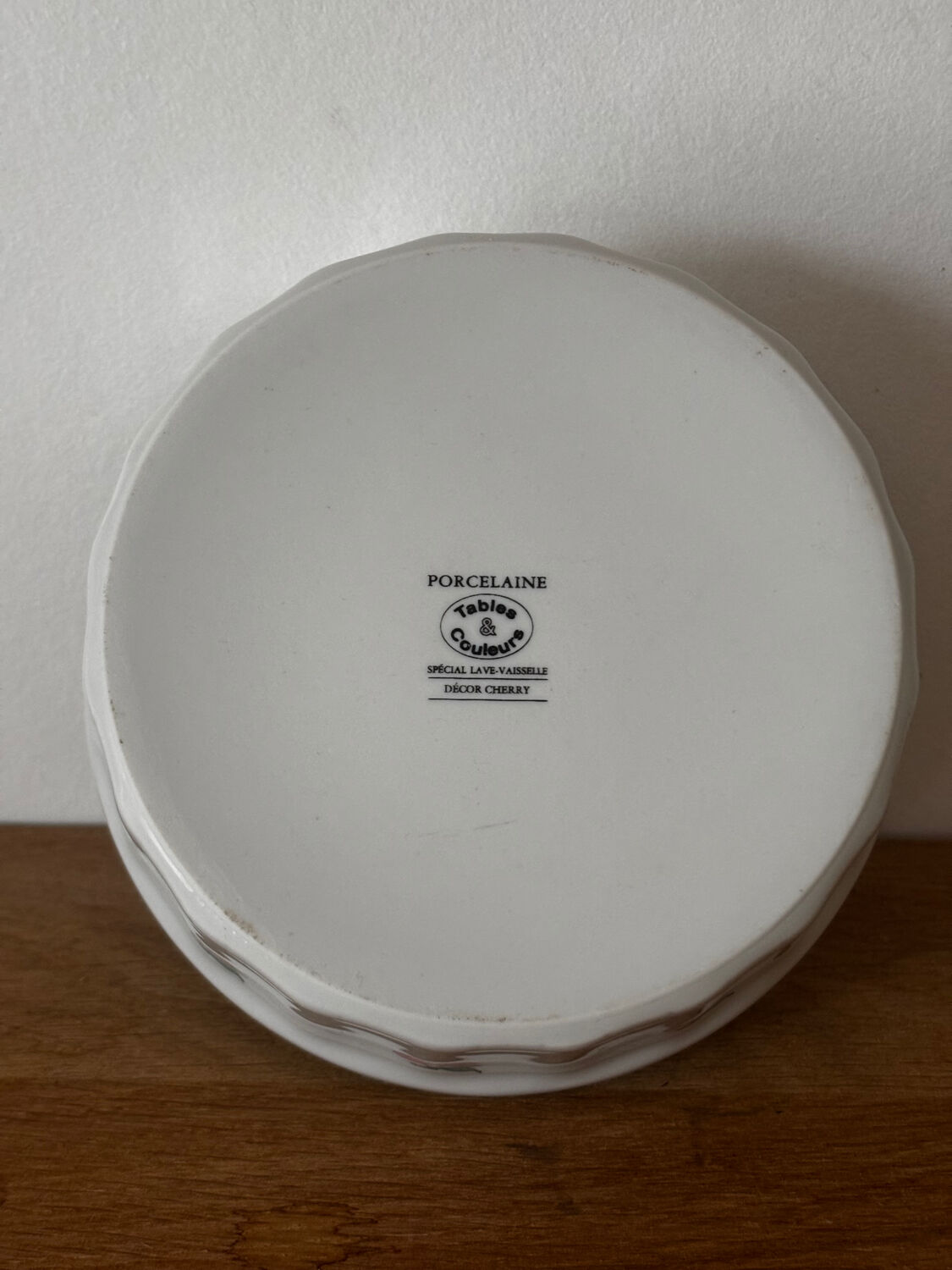 Set of 2 porcelain ramekins Tables & Couleurs cherries