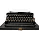 Typewriter Remington model 5T black usa revised ribbon new