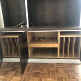 Bookcase and vinyl storage unit
