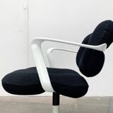 Set of chairs model Space Age 2038 by Bruce Hannah & Andrew Morrison for Knoll International, 1970s.