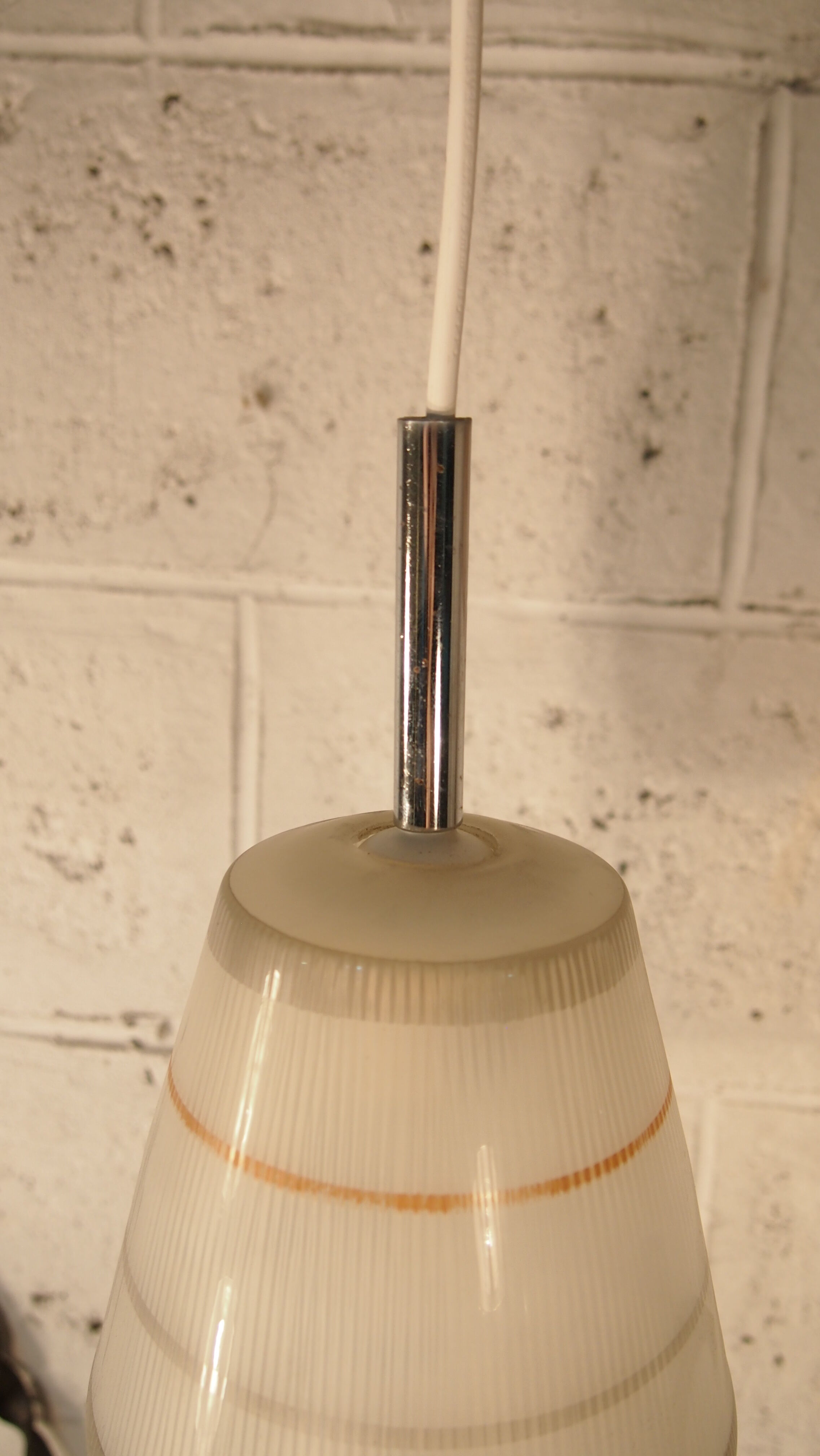 Hanging Lunel Lantern Texture Mid Century