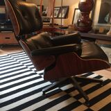 Lounge de Charles Eames avec son ottoman